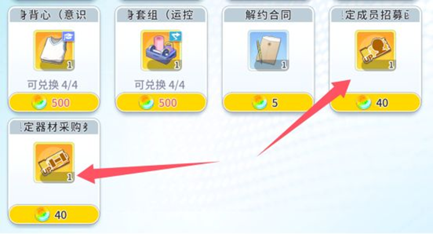 招募商店高级礼品店限定票