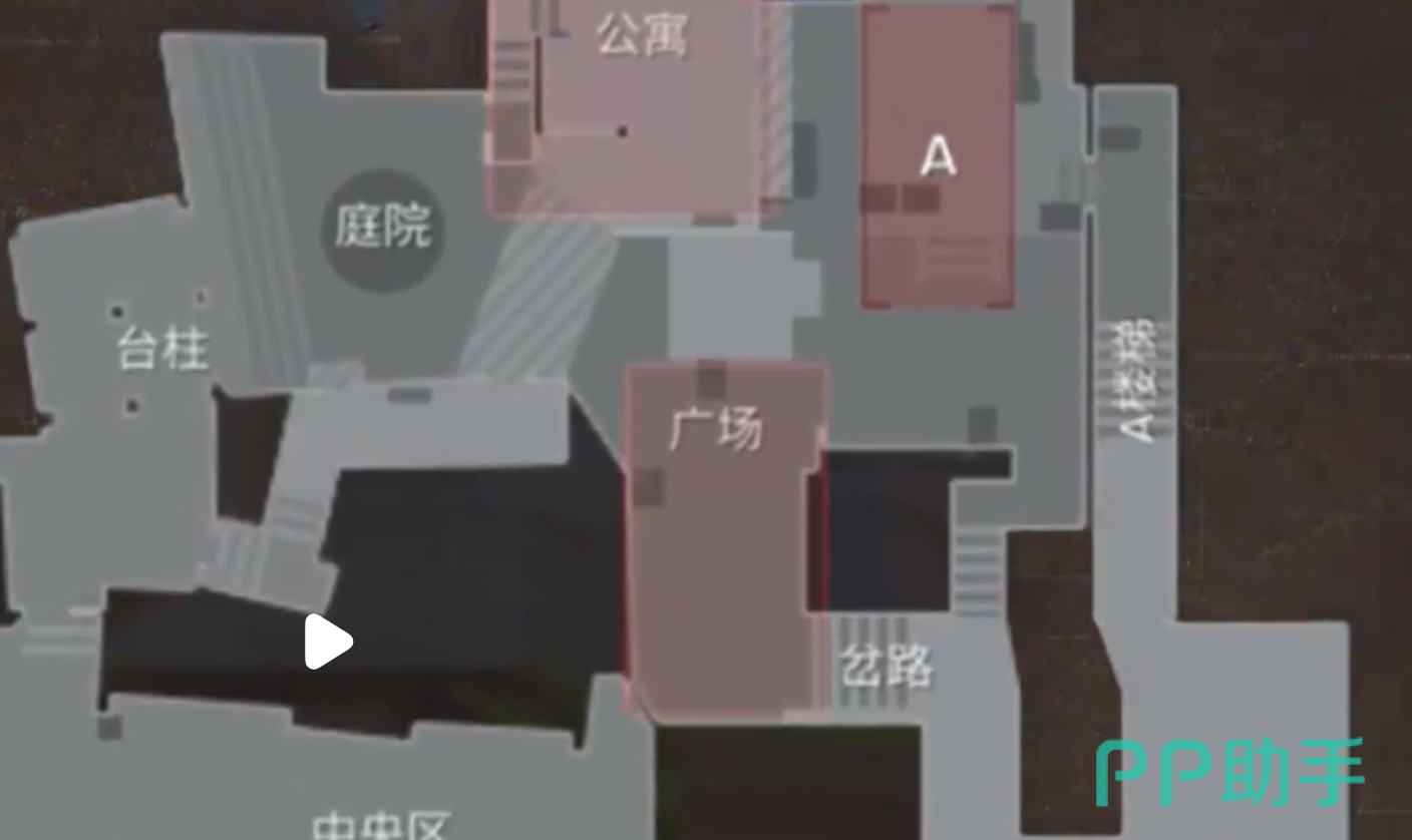 沙影迷踪A点公寓广场卡点图