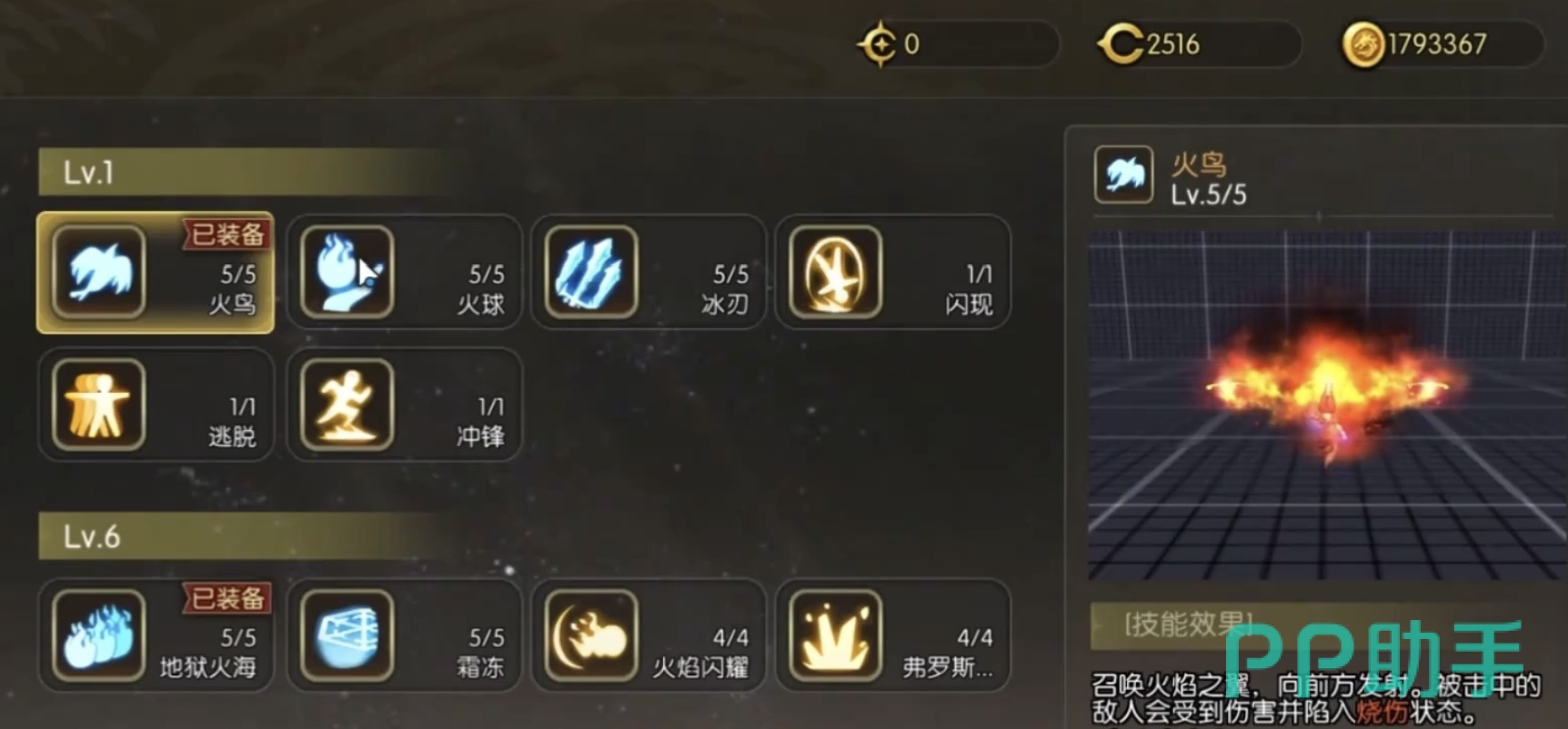 元素师技能覆盖与持续输出说明