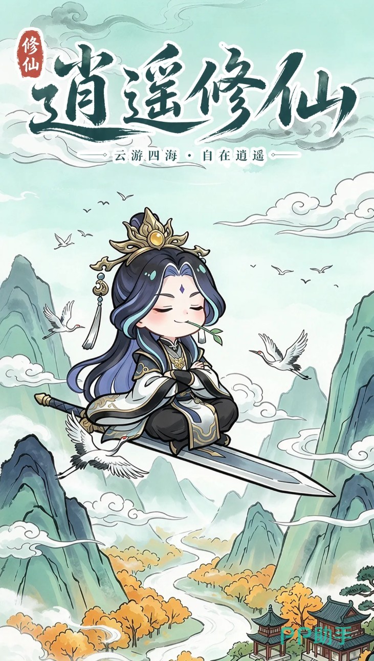 封魔手游国风修仙背景图