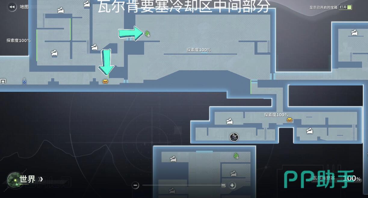 绿梦时空之声瓦尔肯要塞隐藏通路示意图