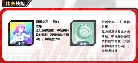 藤松久怜比赛技能同调之声与共鸣之心描述