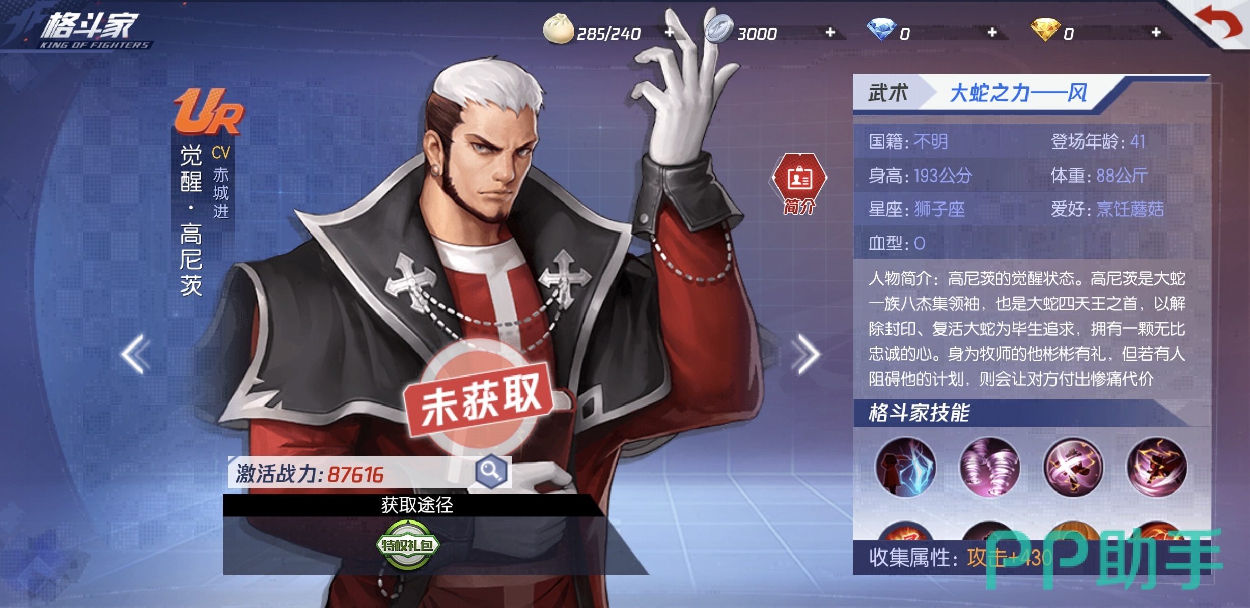 拳皇命运觉醒雷夏与觉醒高尼茨连招插图