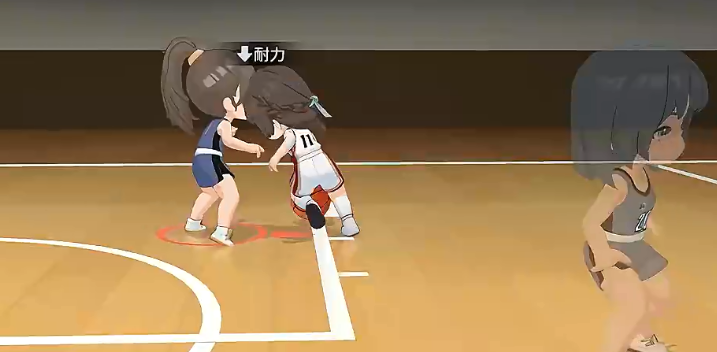 篮球少女飞跃巅峰战术板训练与装备界面图