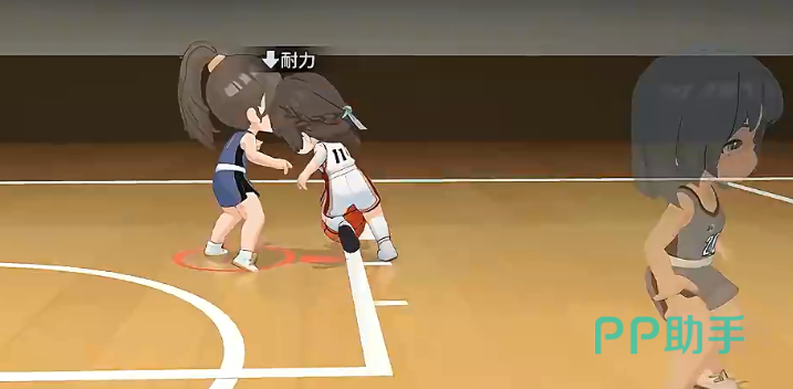 篮球少女飞跃巅峰战术板训练与装备界面图