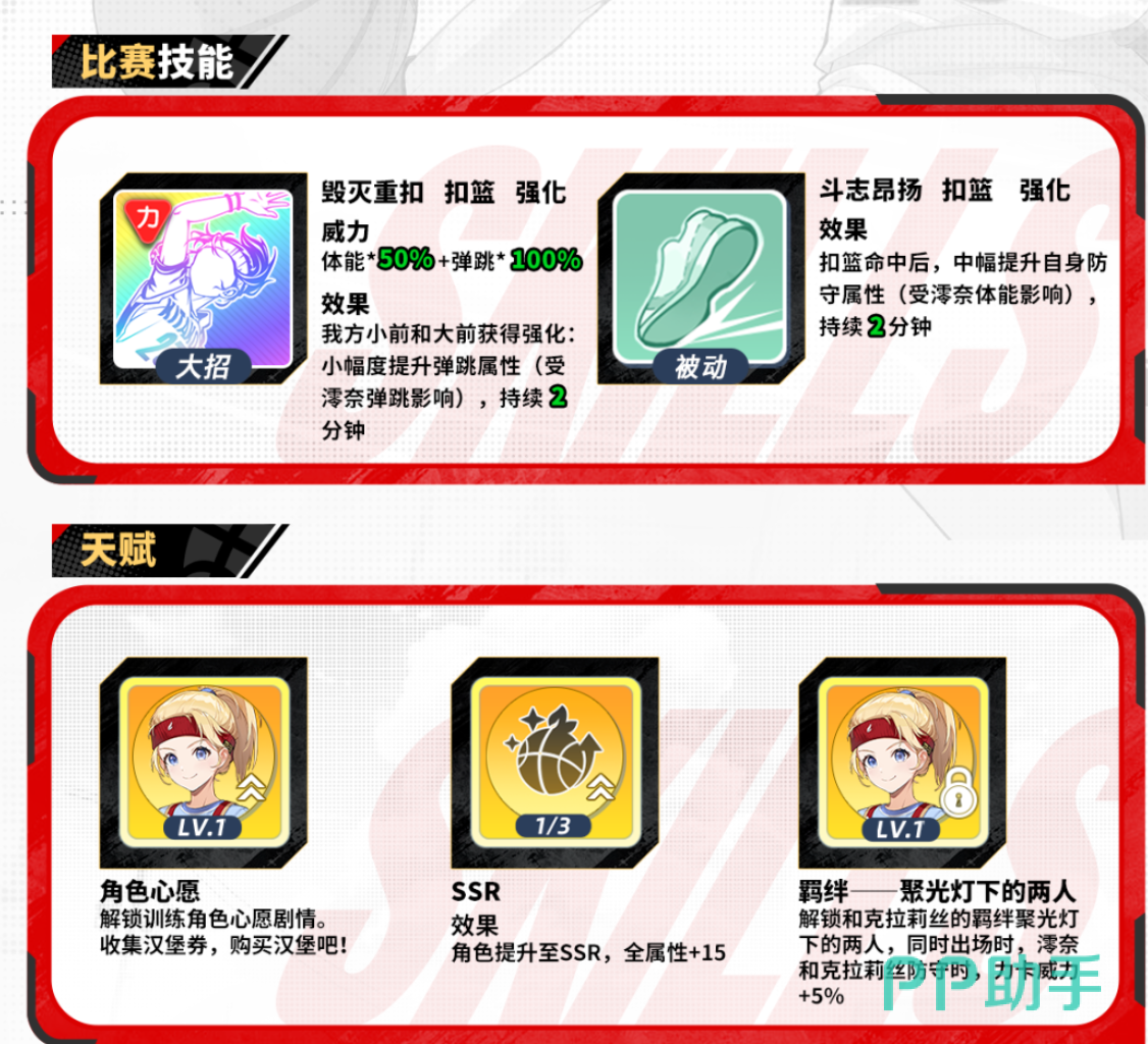 篮球少女飞跃巅峰投射型绝技解析图