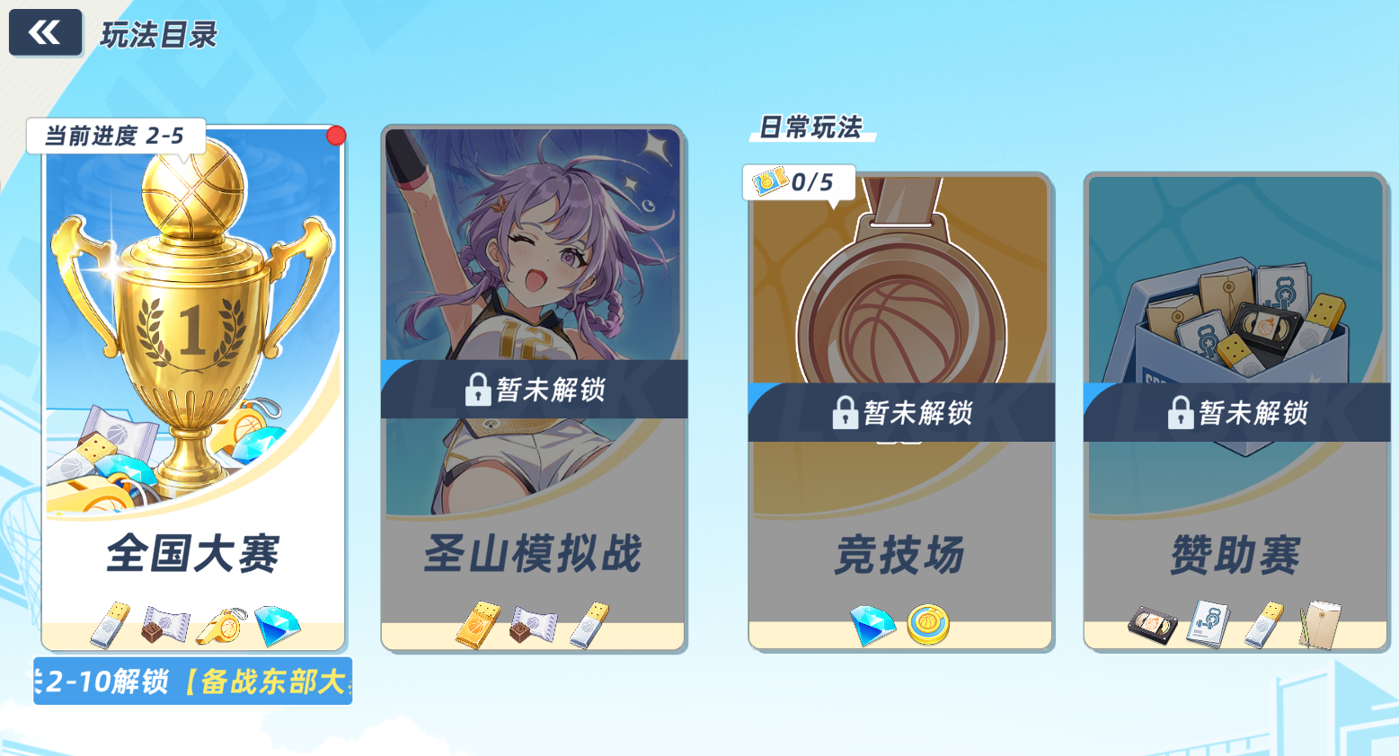 篮球少女飞跃巅峰训练玩法示意图