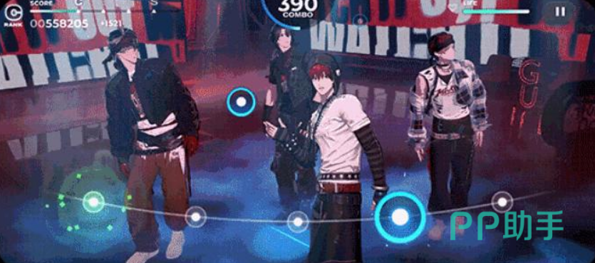 他予回声公演节奏交互与3D编舞画面截图