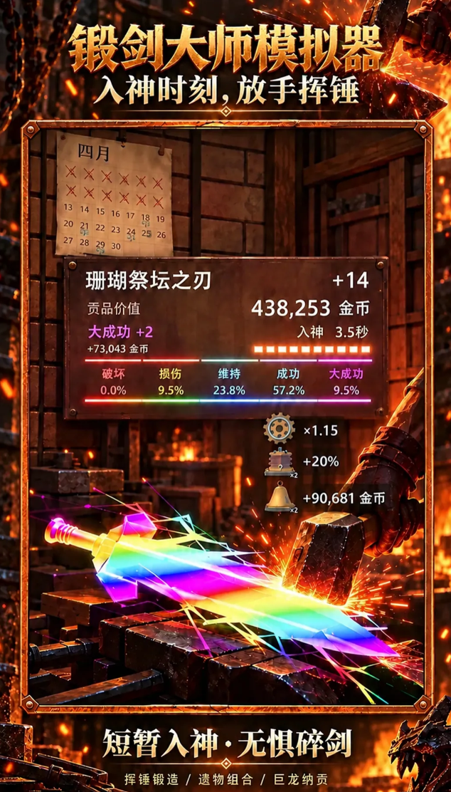 锻剑大师模拟器好玩吗？核心玩法与特色体验解析