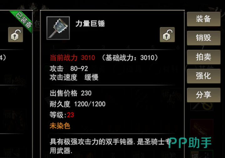 圣骑士武器专精天赋加点示意图