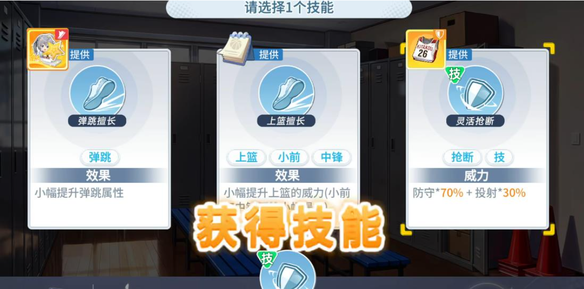 篮球少女飞跃巅峰主力升级材料图