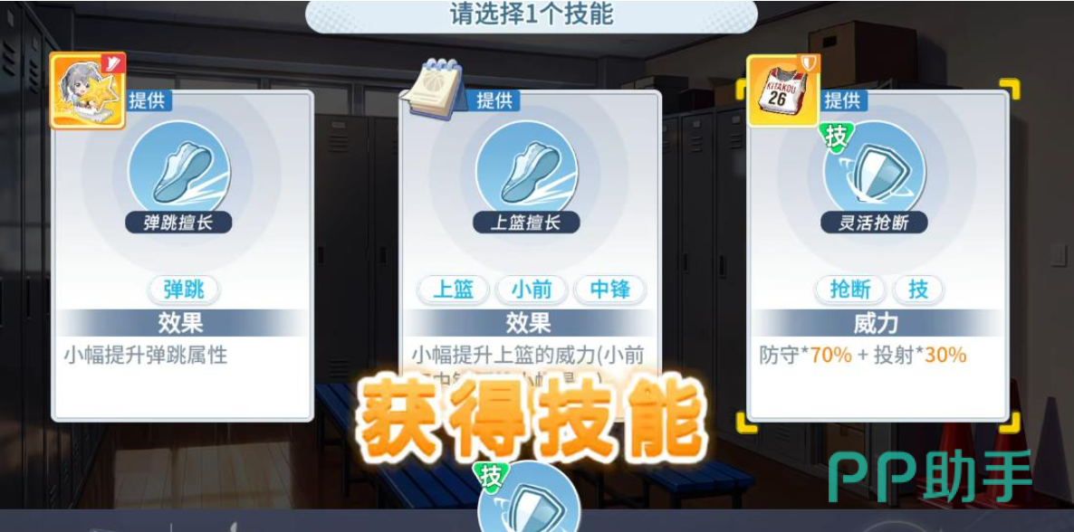 篮球少女飞跃巅峰主力升级材料图