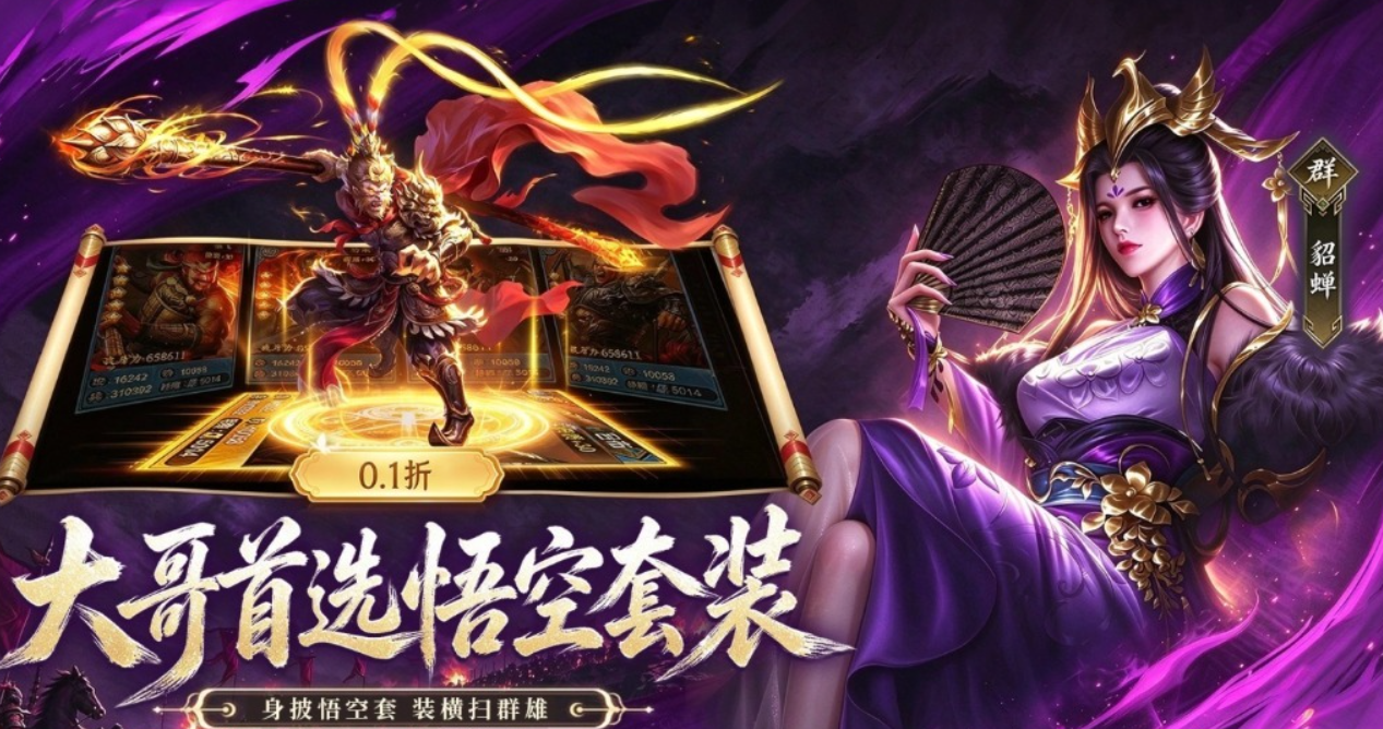 灵域修仙三国乱世与渡劫飞升融合玩法展示图