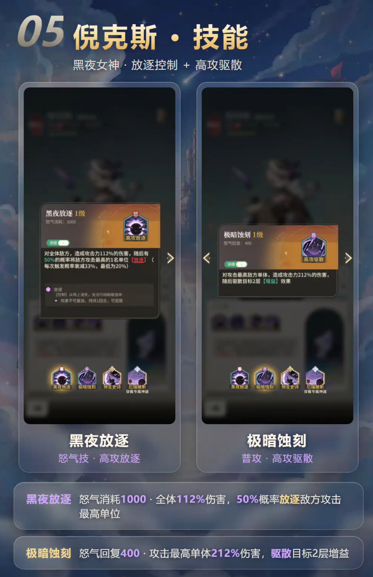 倪克斯黑夜放逐与极暗蚀刻控制效果