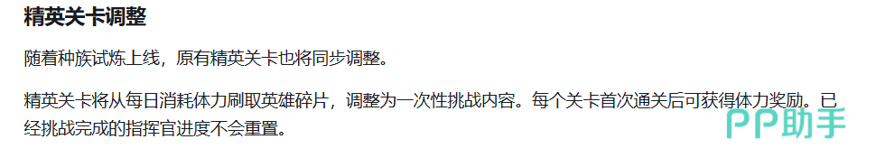 精英关卡调整说明图