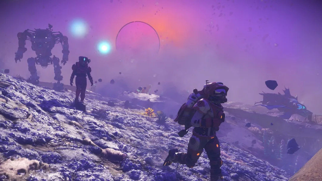 无人深空手游星球资源分类与采集场景图