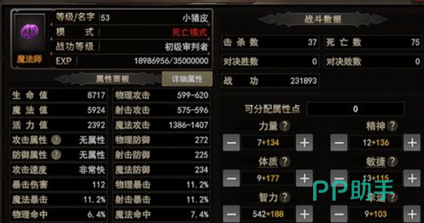 魔法师智力属性加点参考