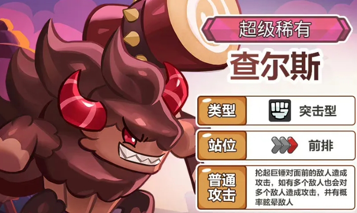 查尔斯突进控制表现