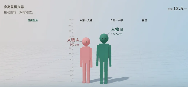 身高差模拟器手游身高差体验介绍图